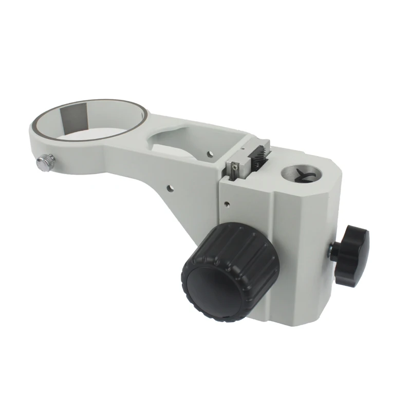Imagem -04 - Suporte de Focagem Ajustável para Microscópio Trinocular Suporte Zoom Estéreo Zoom Binocular 76 mm Diâmetro