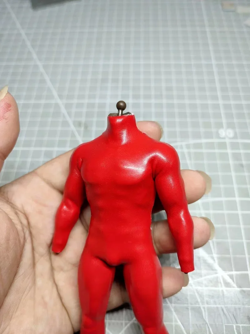 1/12 Scale Soldier Red Jumpsuit Model for 6\'\'vtoys