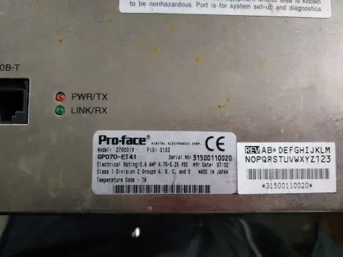 Schermi touch panel HMI Pro face GP070-ET41