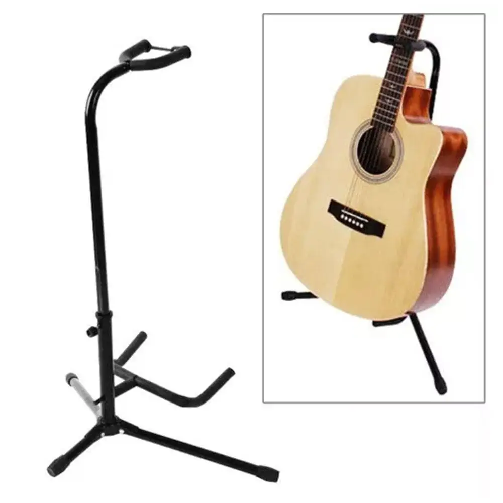 

1pc Guitar Floor Stand Metal Guitarra stand Musical Instrument Tripod Holder for Acoustic Electric Guitar Bass Guitar Acces F4S5