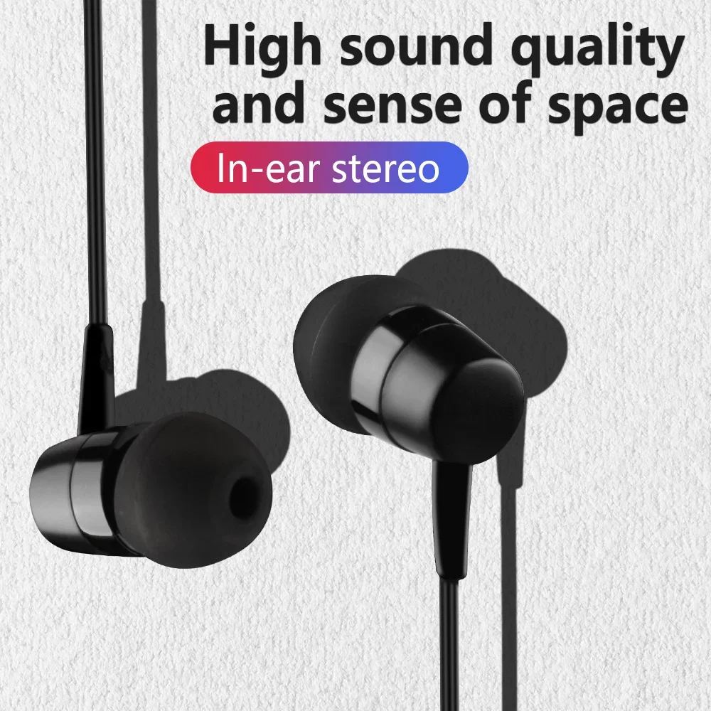 Sports Headset Earpieces MH750 For Xiaomi Redmi Note 7 Pro mi8 SE Vivo Y93 X21 X20 In-Ear Wired Remote Control Earphone