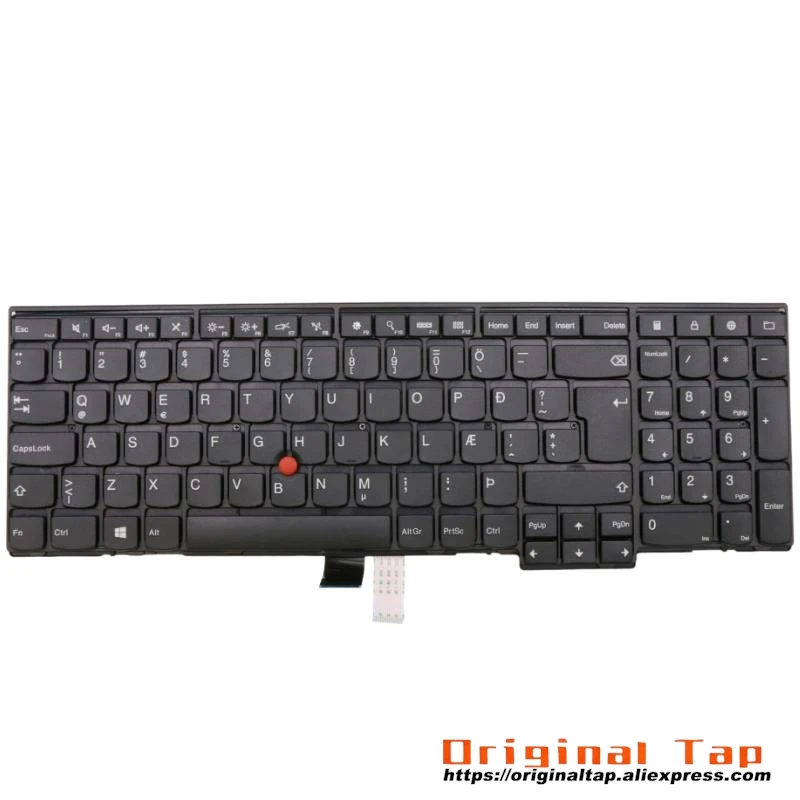 IS Icelandic Keyboard for Lenovo Thinkpad P50s T560 W540 T540p W541 T550 W550s L540 L560 04Y2364 00PA591 00PA632 04Y2442