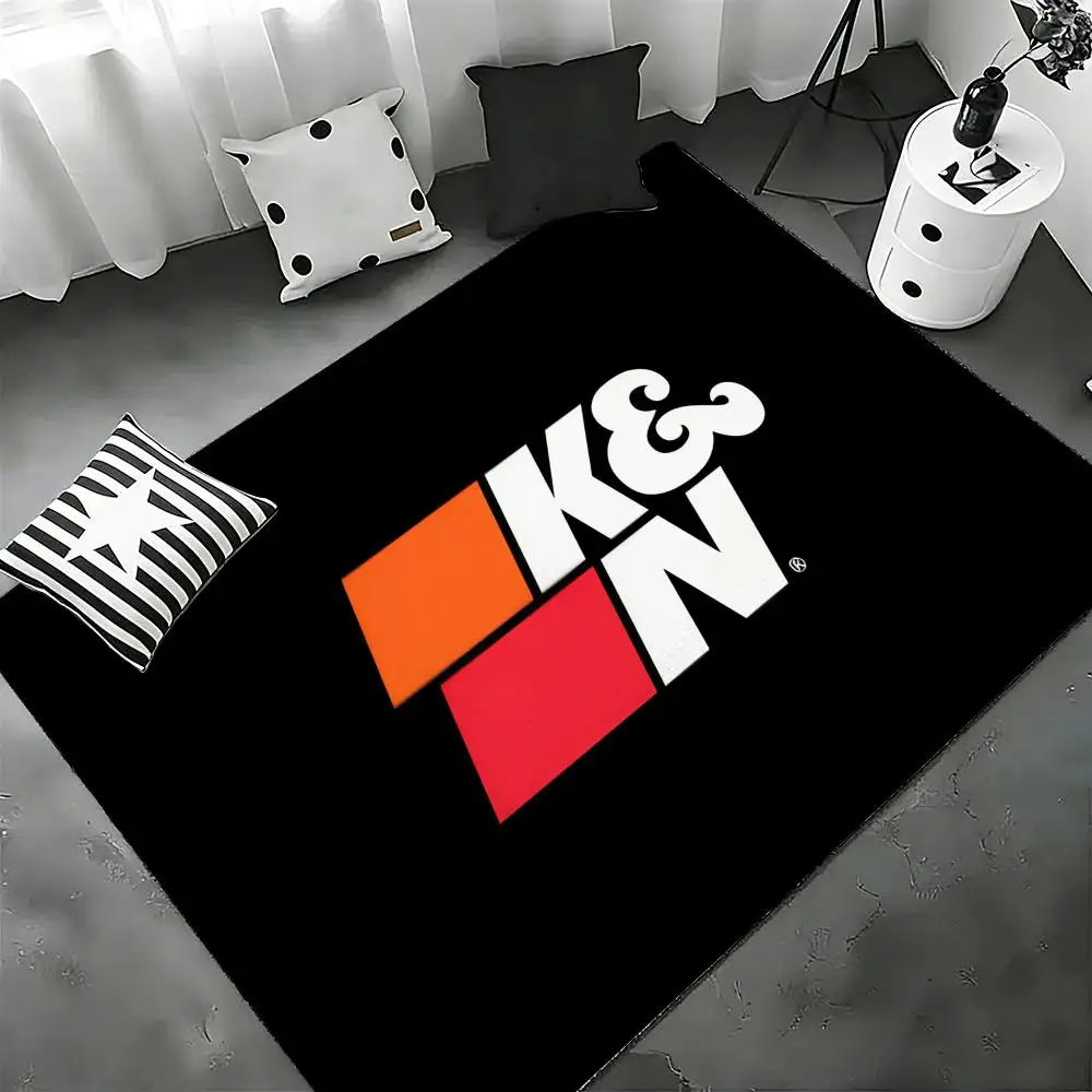 K-K&N E-Engineering Floor Mat Flannel Rug Non Slip Absorbent Soft Washable For Entryway Hallway Bathroom Kitchen Decor