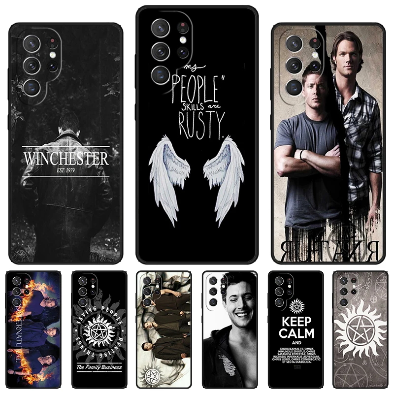 Supernatural phone case For Samsung Galaxy S24 S25 S23 S22 Ultra Note 10 20 Plus S20 S21 FE Cover