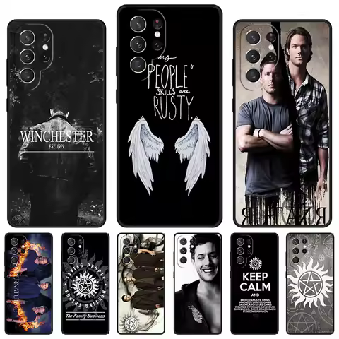 Supernatural phone case For Samsung Galaxy S24 S23 S22 Ultra Note 10 20 Plus S8 S9 S10 S20 S21 FE Cover
