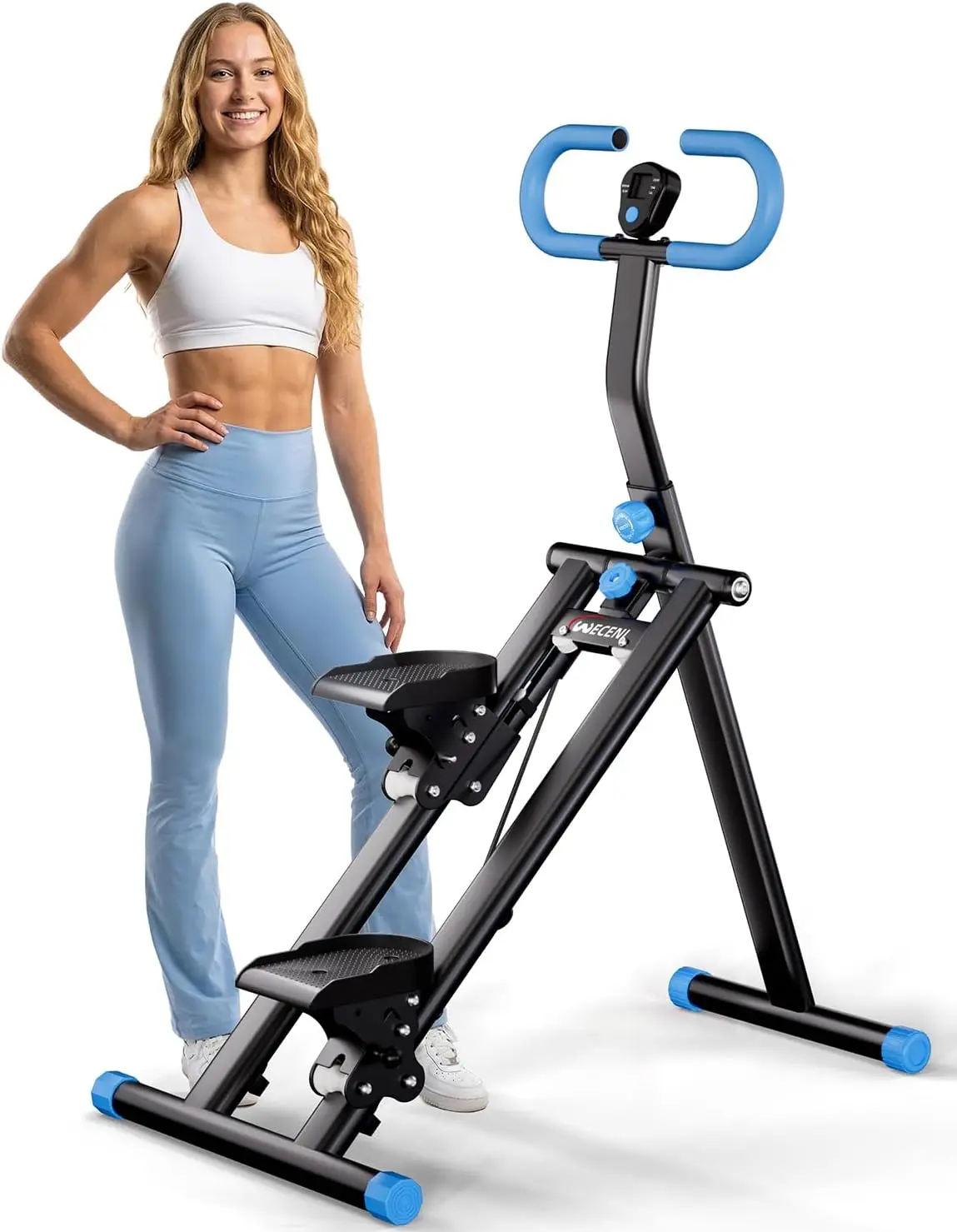 Stair Stepper Machine for Home Workouts, 3 Resistance Levels, Non-Slip Pedals