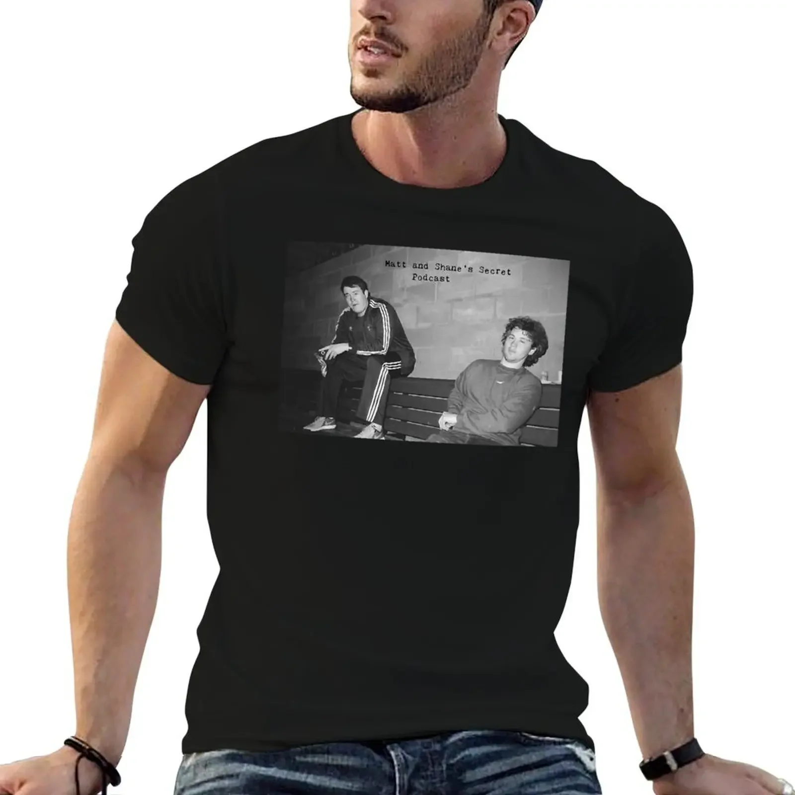 Matt and Shane_s Secret Podcast T-Shirt tops for a boy vintage t shirts plain black t shirts men