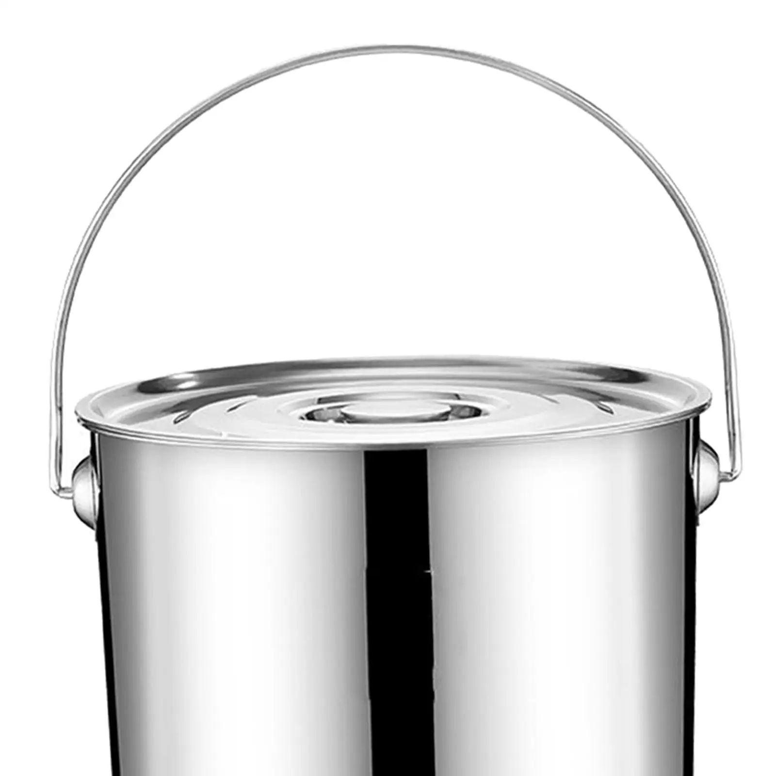 Stainless Steel Stockpot Water Bucket Canning Pasta Pot Large Soup Pot Tall