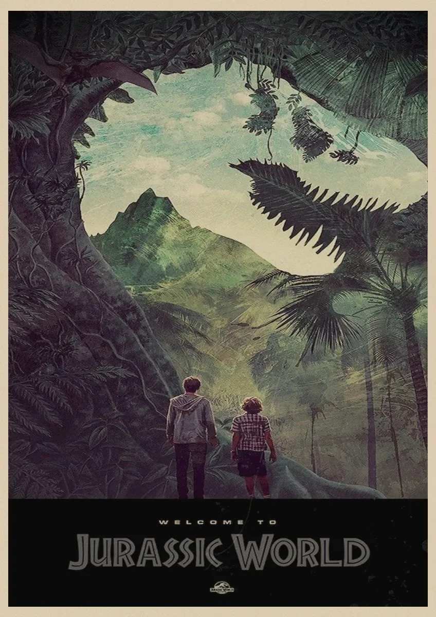 ヴィンテージポスター映画ジュラシックパーク恐竜世界ジュラシック