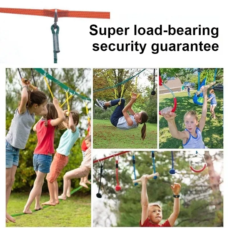 Kid Arm Strength Training Toy Outdoor Sports Set Kids Hanging Climbing Backyard Playground Fitness Sensory Training Equipment