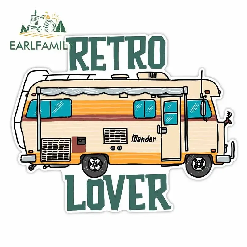 EARLFAMILY 13cm x 10.4cm For Camper Car Truck Stickers Waterproof Decal Boat Accessor Custom Printing Vinyl Material Decor