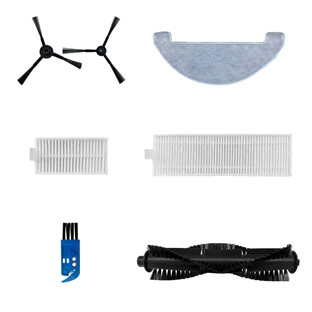 HEPA Filter Roll Main Brush Side Brush Mop Cloth Rag Kit For+360 P7 Robotic Vacuum Cleaner Spare Parts Air Filters Accessories