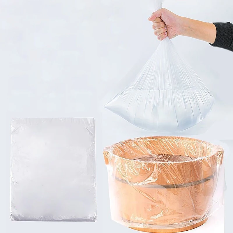 80 stücke Einweg Fußwanne Liner Bad Becken Taschen Für Füße Pediküre Spa Hautpflege Fuß Detox SPA Wärme Erhaltung Abdeckung Sanitär