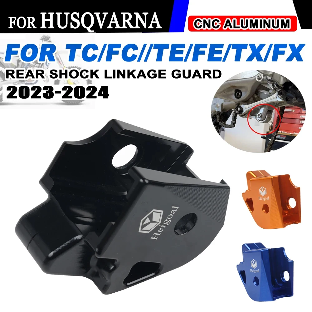 

For Husqvarna FE FC TE TC TX FX 125 250 300 350 400 501 2023 2024 Motorcycle Rear Shock Absorber Link Linkage Guard Protector