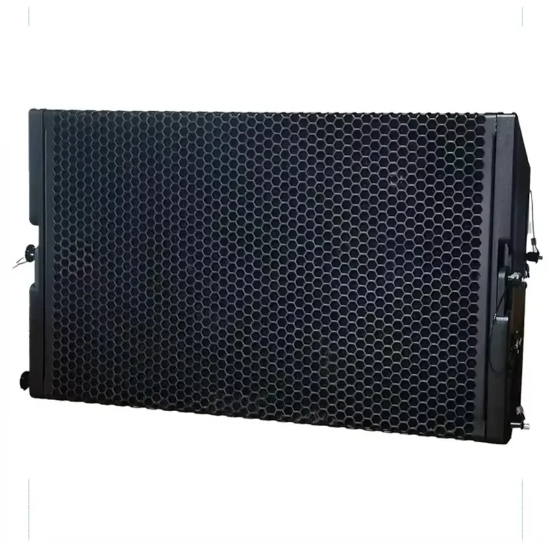 Outdoor Activities and Meeting Dual 8-inch Stacked 3-way Coaxial Array Speaker with Neodymium Magnet and Hi-Res Audio