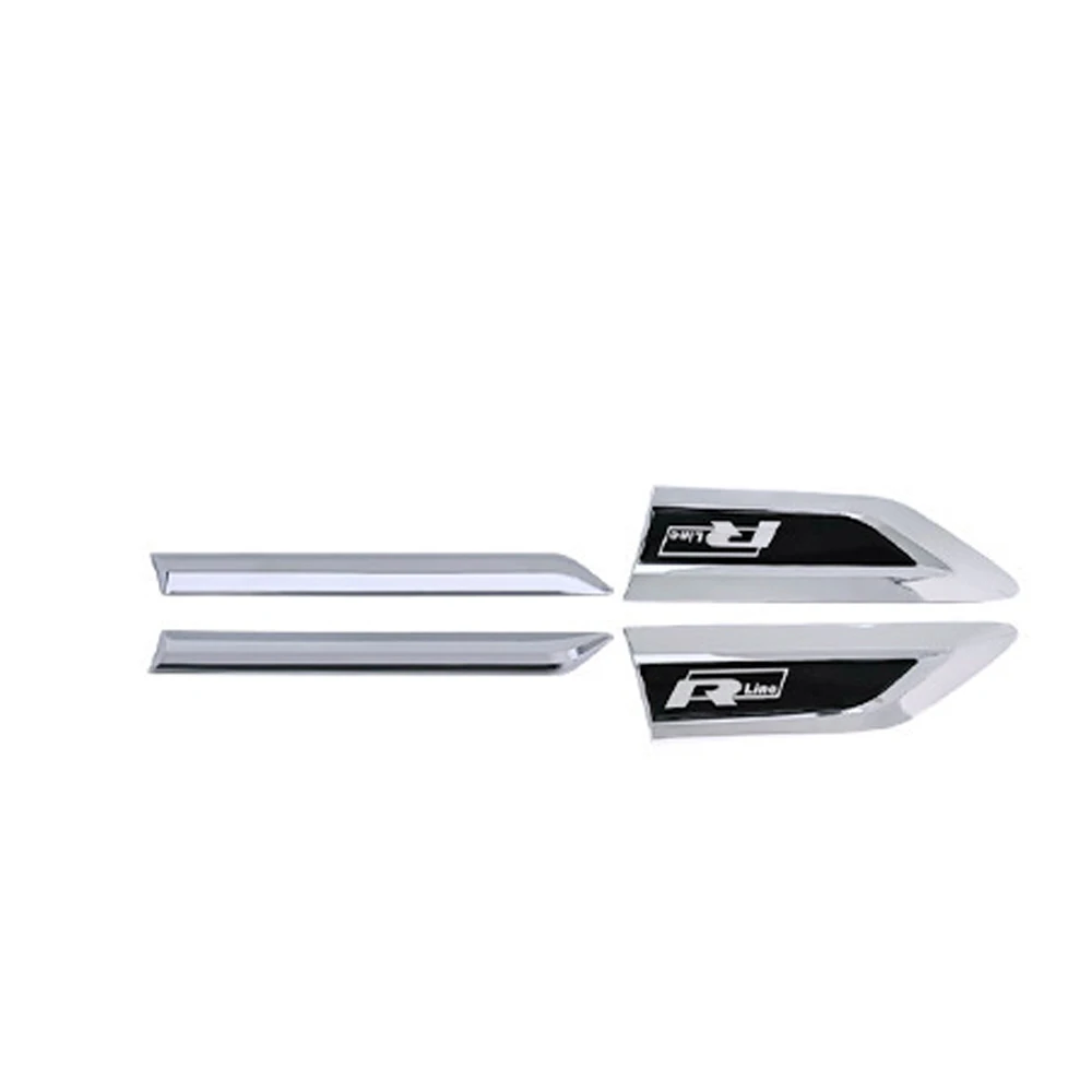 

1Pairs Rline Side Sticker Door Fender Sticker Wing Cover For Volkswagen VW Tiguan 4MOTION Rline GTI Car Style VW Fender Sticker