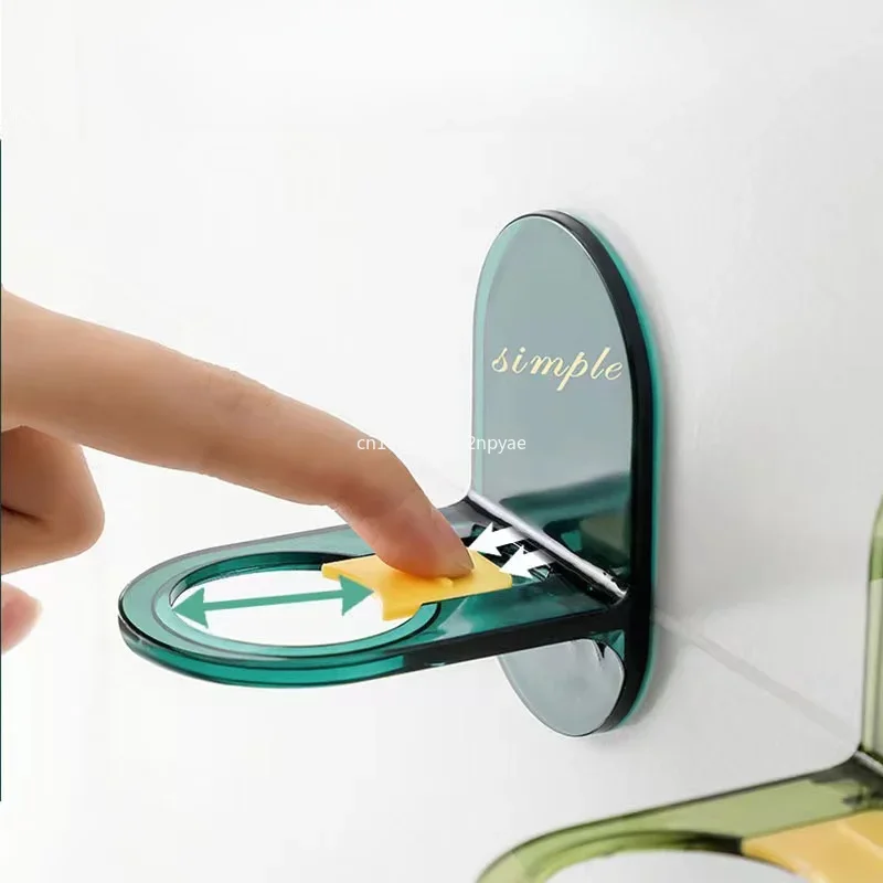 

1pcs Round Hooks Wall Rack Shower Gel Bottle Holder Storage Hand Soap Mounted Bracket Body Wash Shampoo Holder Household Items