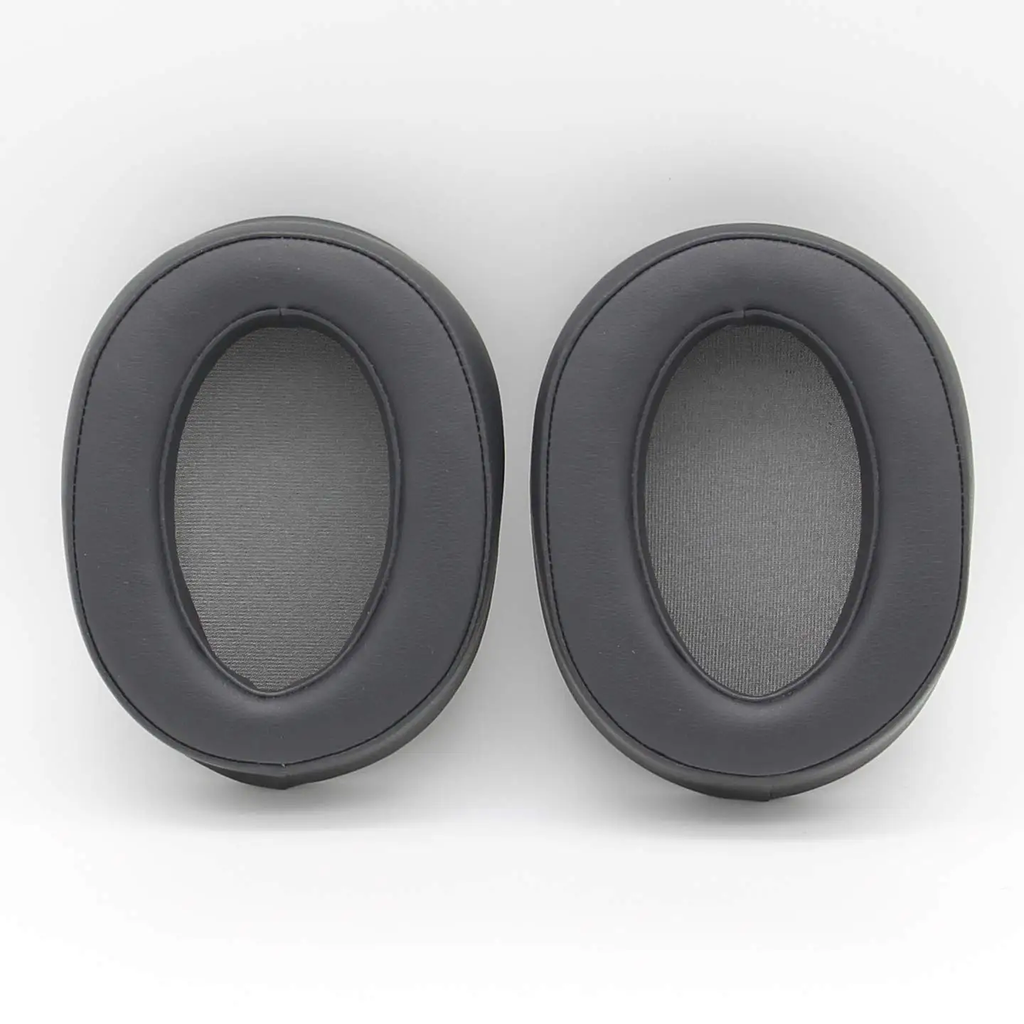 Almohadillas de repuesto para WH-H900N, almohadillas para los oídos de piel sintética con proteína, compatibles con auriculares Sony WH-H900N y MDR-100ABN (gris oscuro)