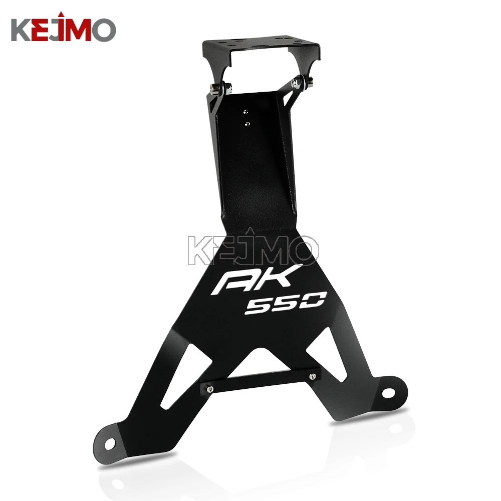 AK550 ak550 2017 - 2022 For KYMCO Accessories Front Mid Mobile Phone Navigation Bracket AK 550 ak GPS Holder USB Charging Black