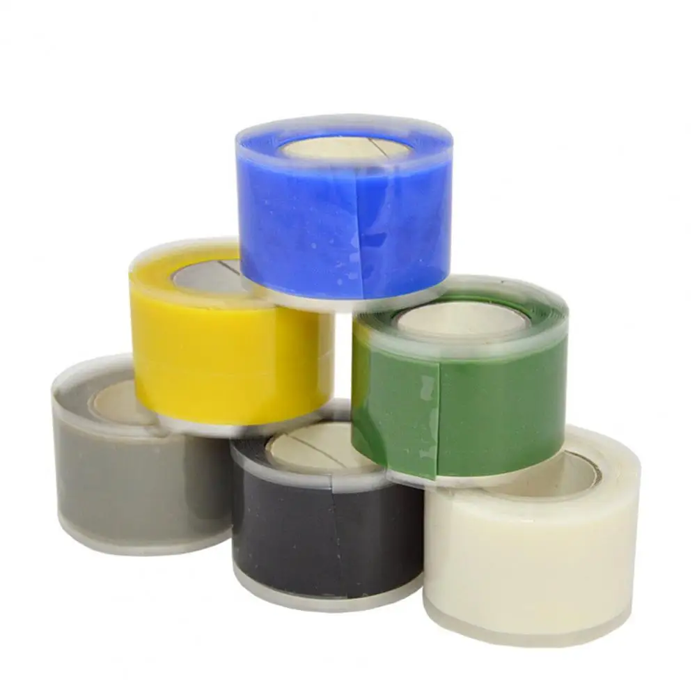 Sealing Repair Tapes Silicone Self Fusing Pipeline Plumbing Repair Tapes Pipeline Leakage Repair Tapes Waterproof Sealing Tape