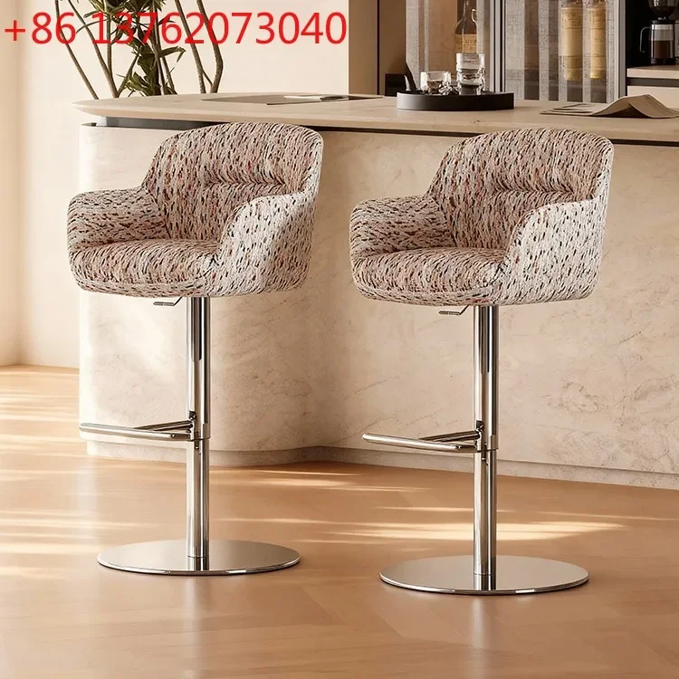 

2026 Italian minimalist high stool home bar chair designer dopamine island chair