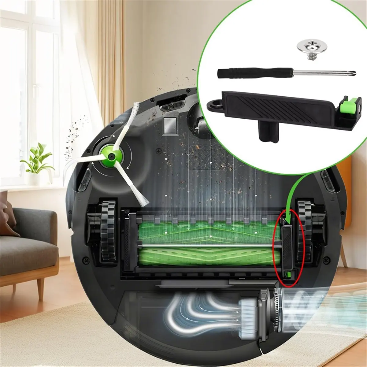 مزلاج ذراع الباب لـ I1 I2 I3 I4 I5 I6 I7 I8 I9 J7 J8 J9 J10 E5 E6 وحدات رأس التنظيف الكهربائية #6