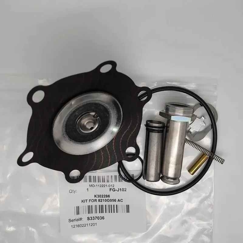 K302286 ASCO Repair Kit - Diaphragm Valve Core Sealing Ring Spring 2-Position 2-Way (8210G056)