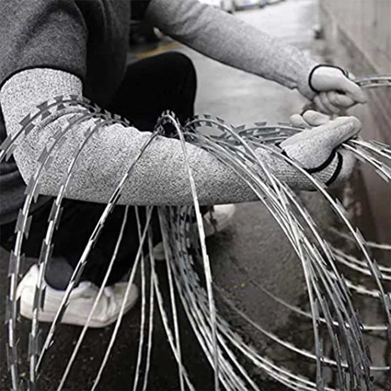 Level 5 Cut Resistant Protective Arm Sleeves Anti Scratch Slash Proof Arm Guard for Butchering Industrial Work