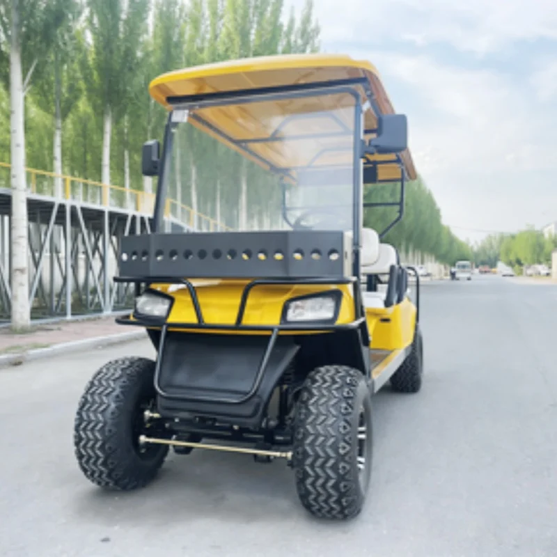 

Multifunctional Scenic Spots Club Car Electric Golf Cart Lead-Acid Battery Front Bumper Front Basket For TranSporTing Tourists