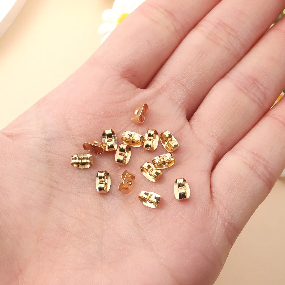 45/100/170/300pcs Multi-color Stainless Steel Butterfly Earrings,safety Rear Guard, Used for DIY Earrings,decorative Accessories