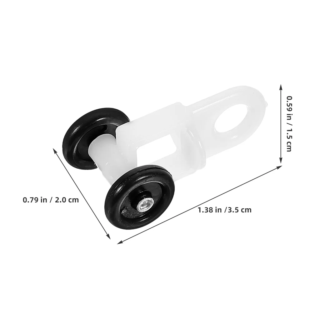 50 قطعة ستارة المسار الطائرات الشراعية نانو حبة التكنولوجيا الصامتة انزلاق لنوافذ خزائن غرف نوم مكاتب بكرات الستار #3