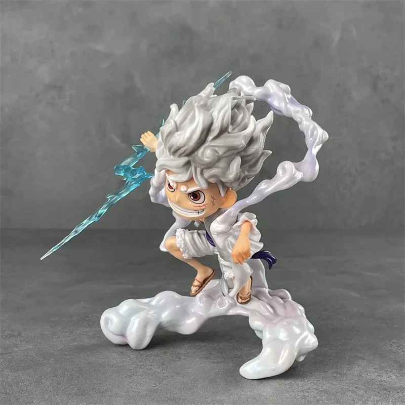 16cm One Piece Battle rufy Gear 5 Action Figure Nika Statue Anime Figurine modello in Pvc collezione di bambole giocattolo regalo per bambini con