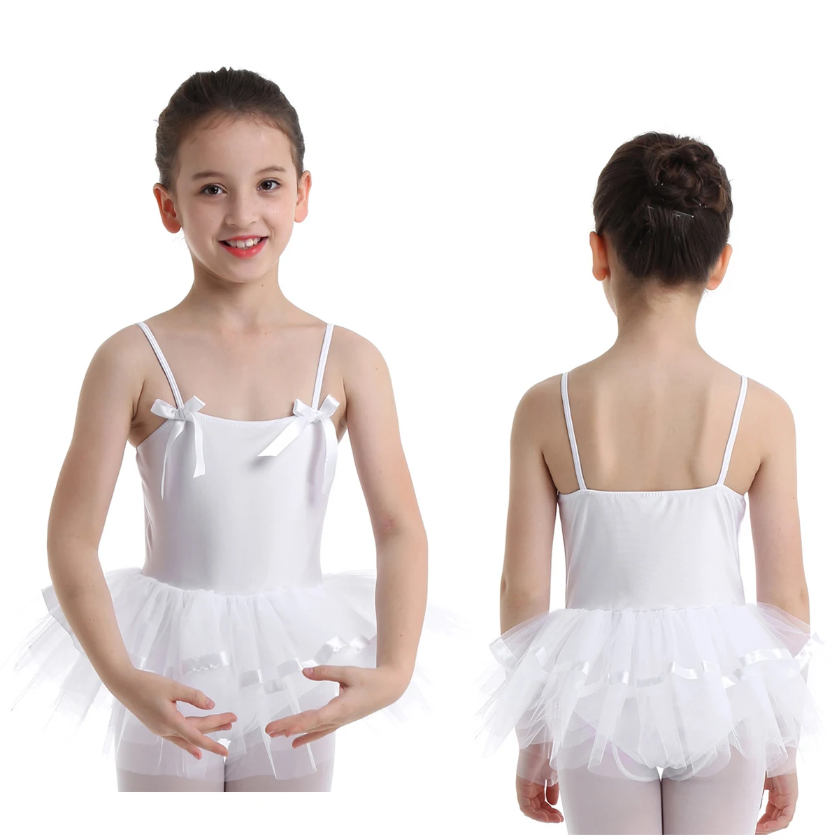 

Kids Girls Ballet Tutu Dress Sleeveless Dance Gymnastics Leotard Dress Stage Performance Wear Ballerina Fairy Party Costumes