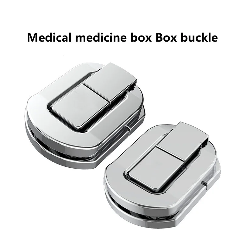 Toolbox medical box buckle buckle iron box buckle fixed with built-in spring buckle luggage accessory buckle