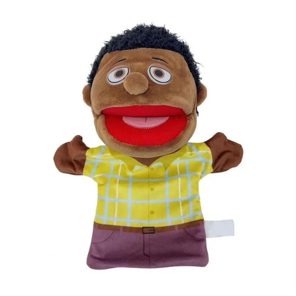 親子認知教育 アフリカ系黒人肌 指人形 ハンドパペット 指人形 ハンドパペット