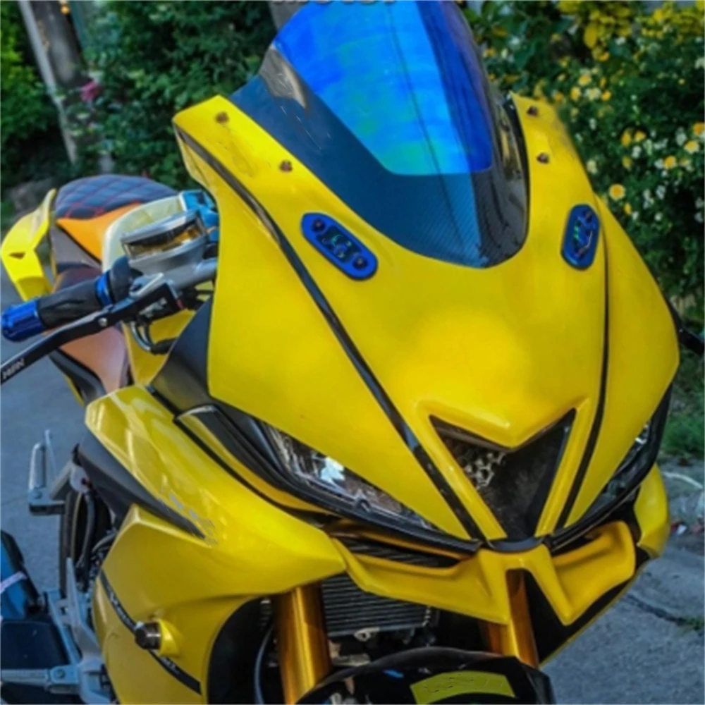 MTKRACING for YAMAHA R15 v3.0 2017-2020 Motorcycle front fairing gas moving wing tip plastic front protective cover