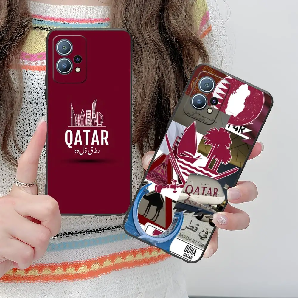 Qatar Flag Mobile Cell Phone Case for Huawei P60 P50 P40 P30 P20 P10 P9 P8 Pro Lite Plus Colour Printing Cover Smartphone Luxury