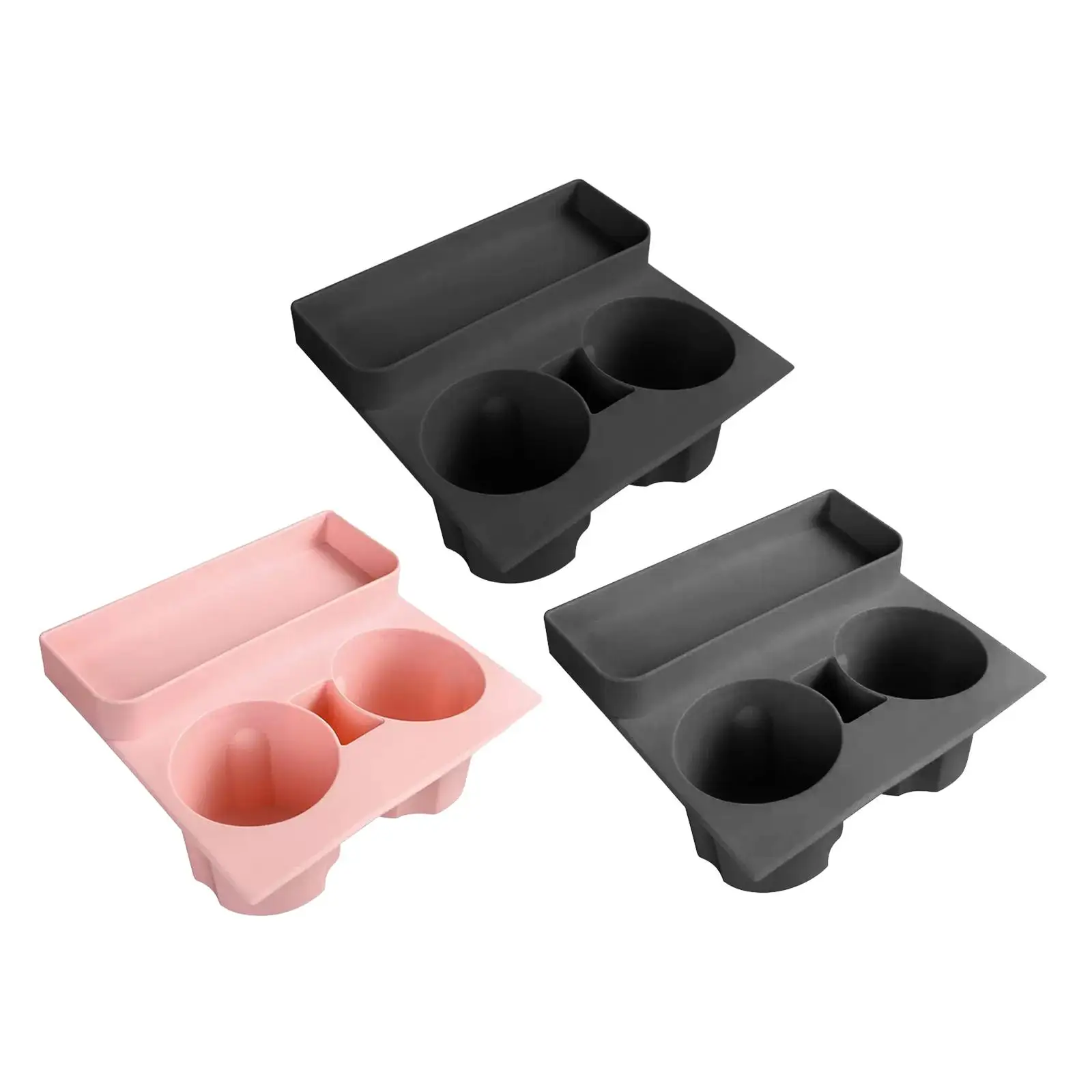 Silicone Center Cup Holder Accessories Anti Spilling Heat Resistant Simple to Clean Durable for Model Model Y