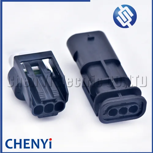 Imagen 2 del producto Conector impermeable automotriz de 3 pines, enchufe del sensor de presión de escape WPT-1492 6189-7675 6189-7458 para Kia Ford Ranger