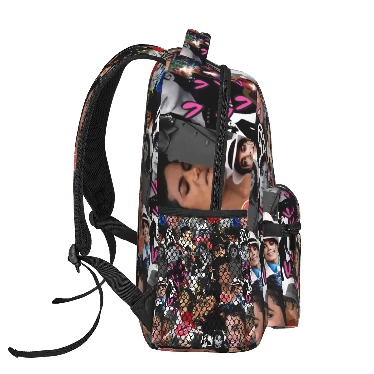 Imagem -03 - Michael Jackson Mochila para Meninas Meninos Viagem Mochila Mochilas para Bolsa Escolar Adolescente