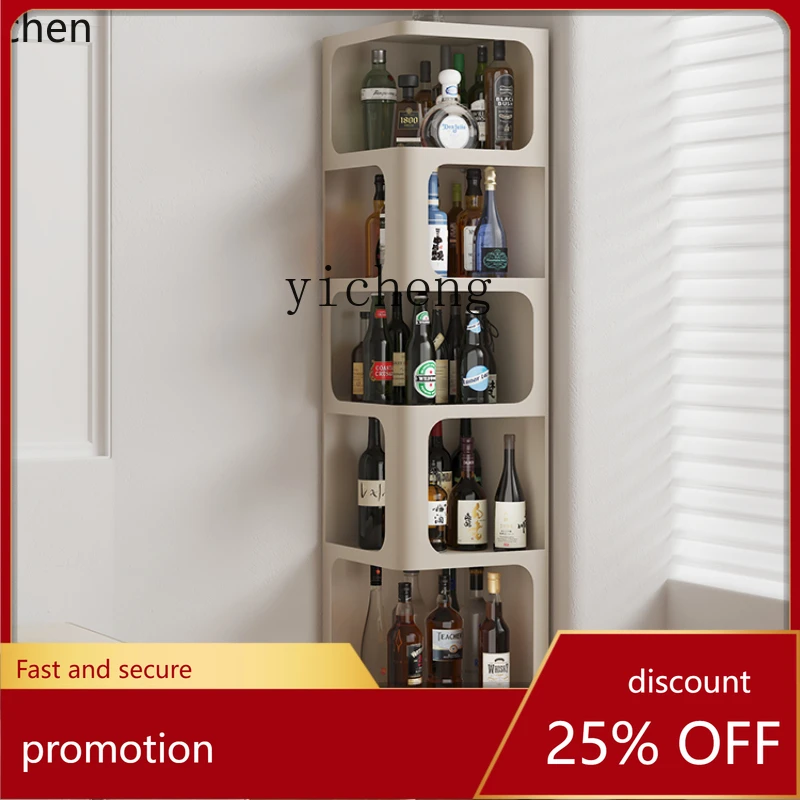 ZML Corner Restaurant Floor-to-ceiling Triangle Shelf Bedroom Corner  Storage Cabinet Corner Wall Bookshelf