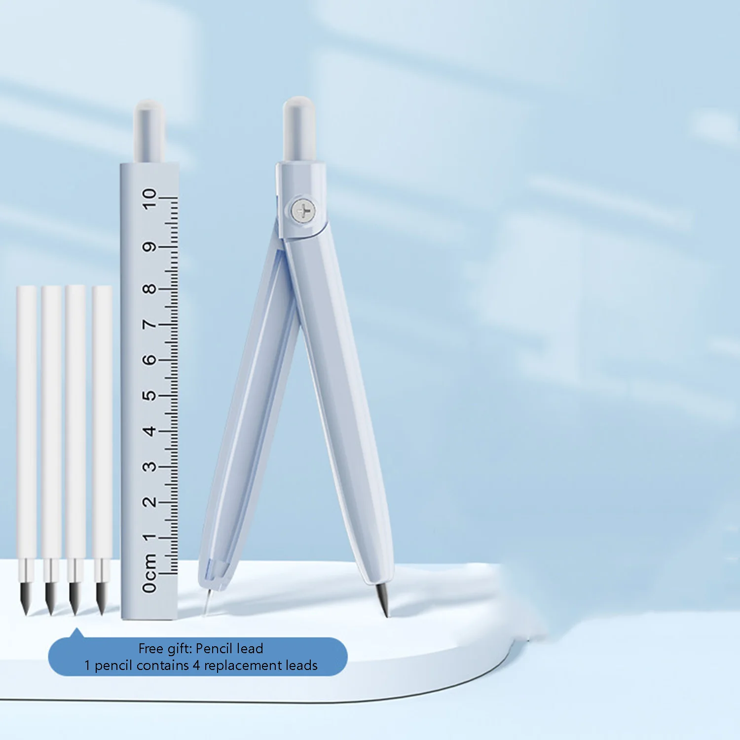 Multifunctional Geometry Set Compass Pen Ruler Math Drafting Drawing Tools Students Professionals School Supplies