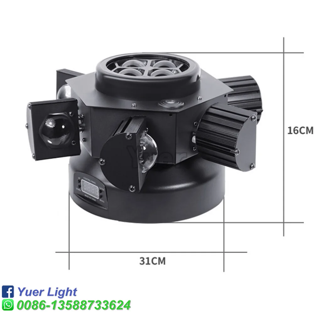 Imagem -05 - Led Bee Eye Beam com Projetor a Laser rg Efeito Estroboscópico Movendo a Cabeça Iluminação de Palco dj Discoteca Casamento Festa Dmx Cabeças 10x10w Rgbw