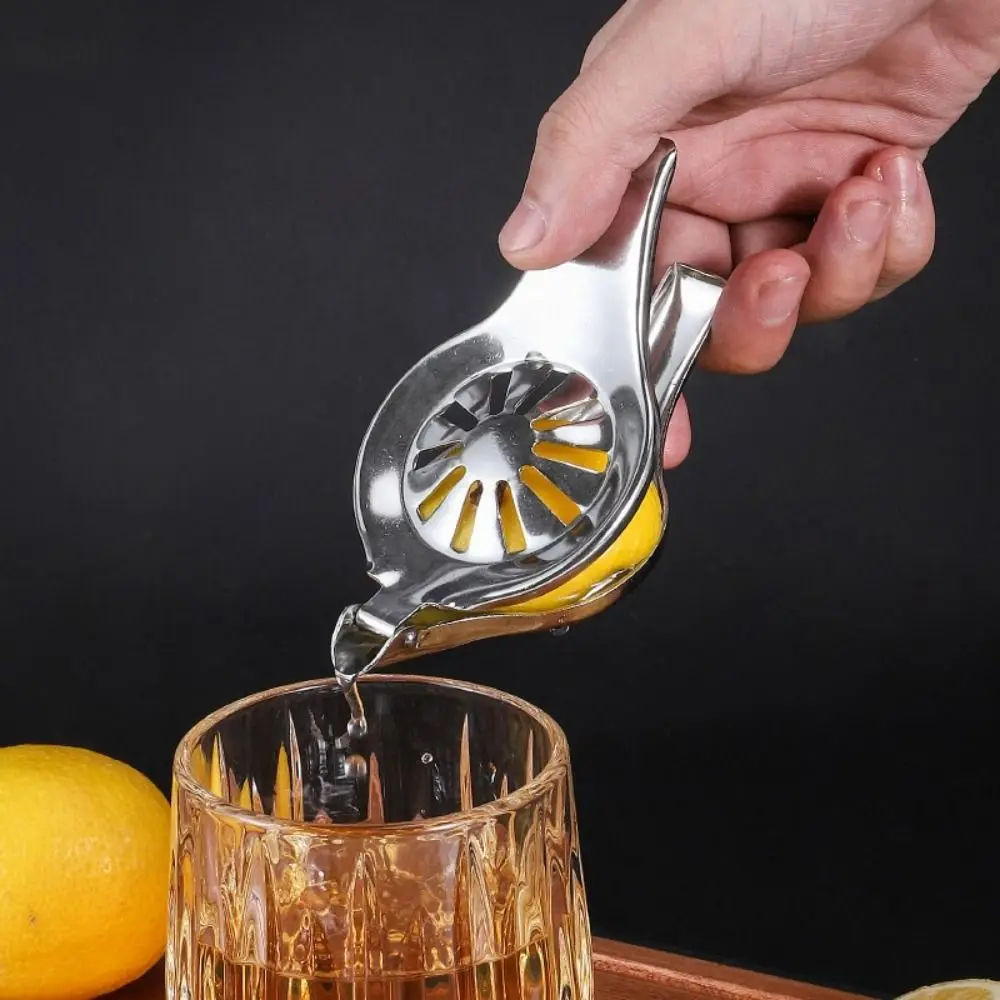 

Portable Hand Pressed Bird Shape Lemon Clip Round Metal 304 Stainless Steel Fruit Juicer Manual Orange Squeezer Pomegranate