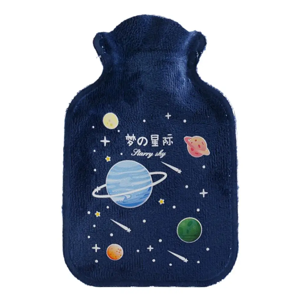 Cute Hand Warmer Hot Water Bag Heat Warm Cartoon Hot Water Coldproof Water Small Filling Soft Reusable Bottle Keeping J8P4