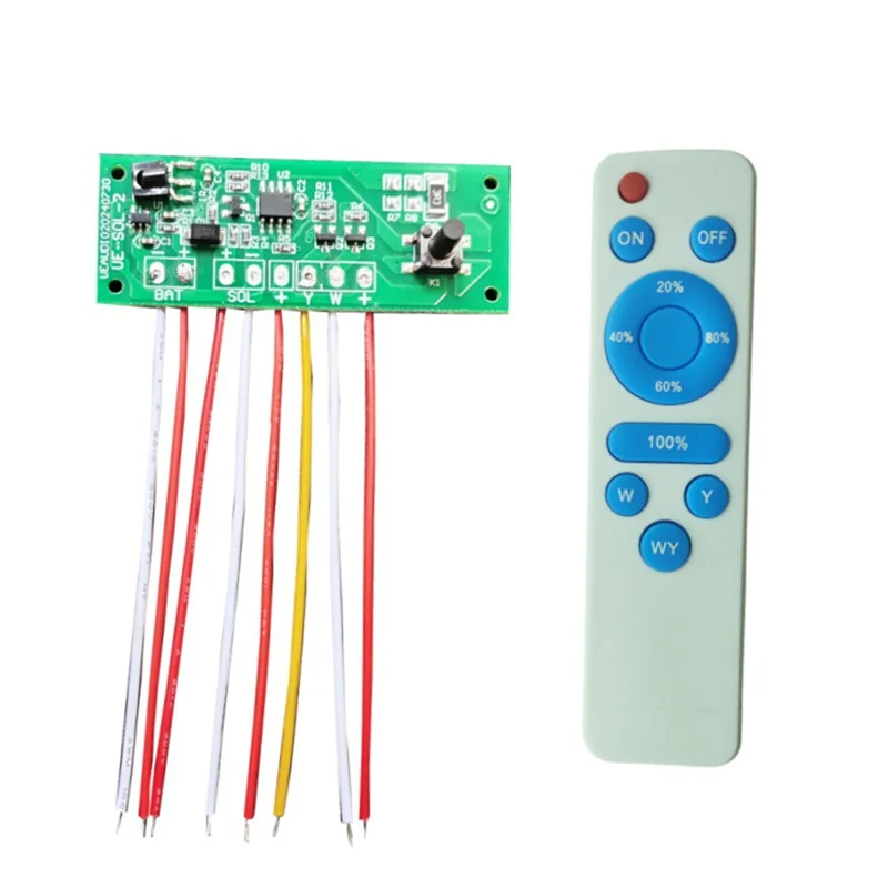 

ABKP-3.2V 3.7V Two-Color Wall Light Control Board Solar Lamp Controller Automatic Control For Home Office Garden