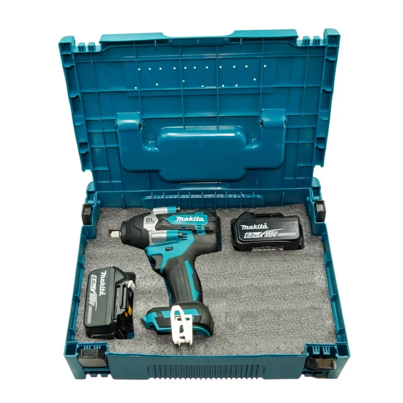 

100% Original Makita 18V 6Ah Rechargeable Lithium Battery，High Capacity for Makita Power Tool Battery+charger+electric wrench