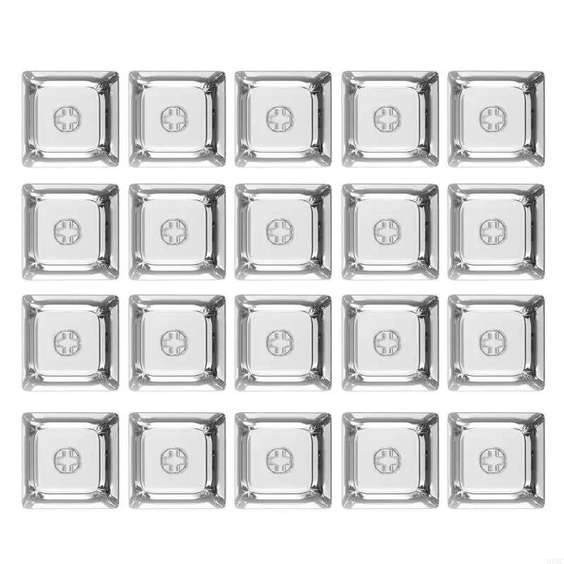 918C Pha Lê Trong Suốt Bàn Phím Cơ Phím Trống Backlit Phím Mũ XDA Hồ Sơ Cho Cherry Gateron Kailh 20 Chiếc