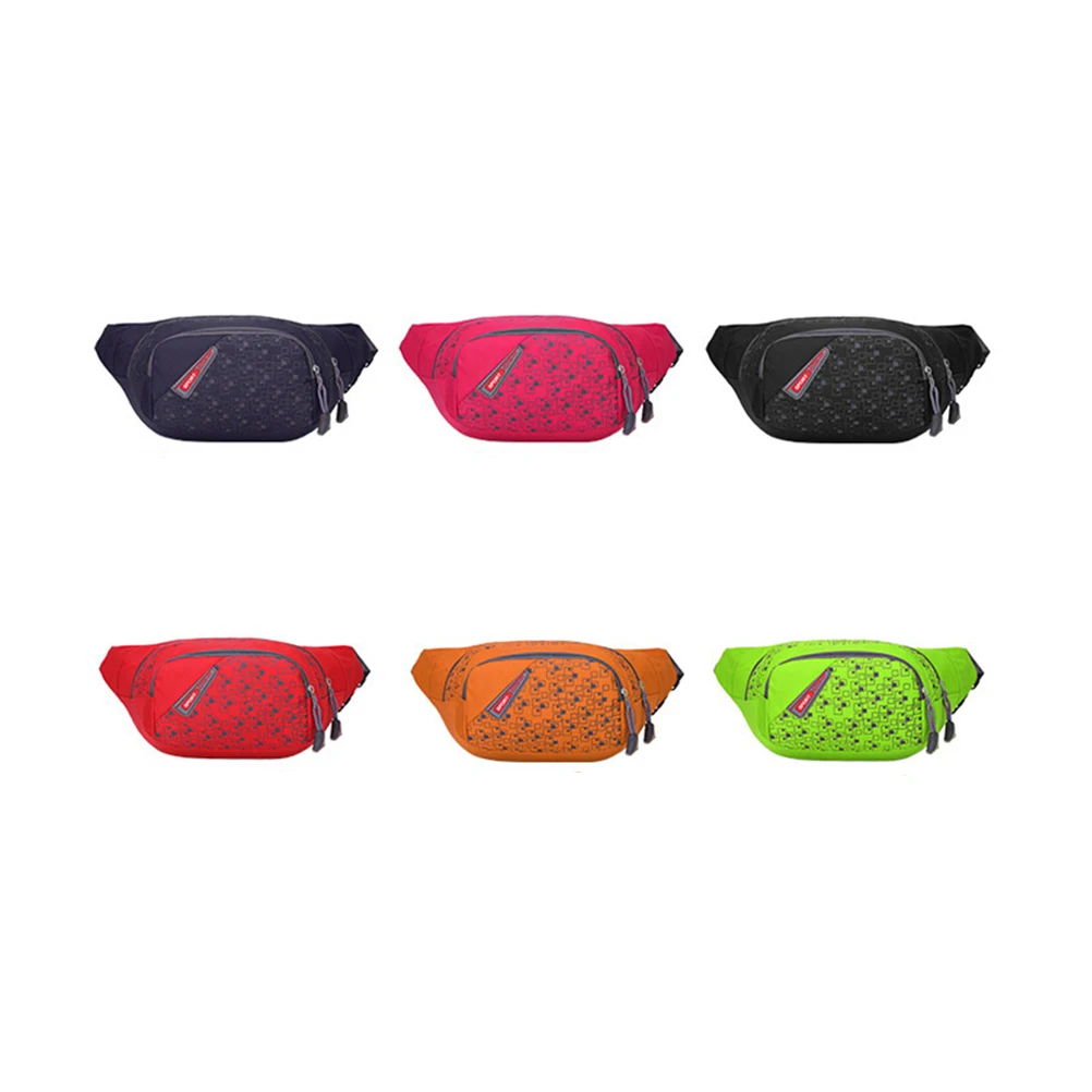 

Premium Waterproof Waist Pack For Running Hiking Travel Heavy-Duty Belt Large Compartments Durable Nylon Key Phone Wallet