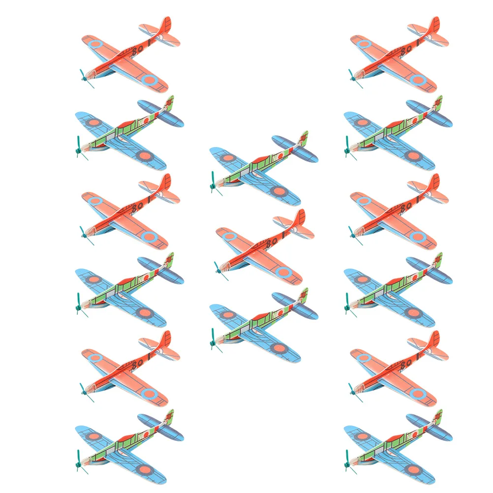 

15 Pcs Kids Toys Hand Toss Glider Gliders Planes Small Outdoor Aircraft Airplanes Child